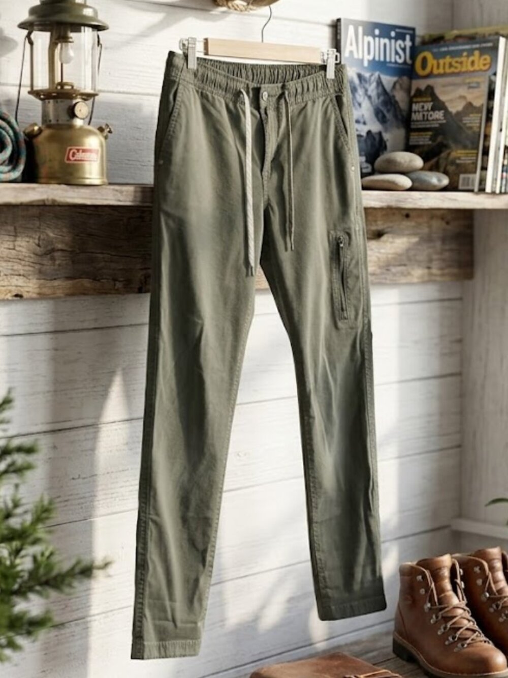 Vuori RipStop Pants in Olive Green size Small